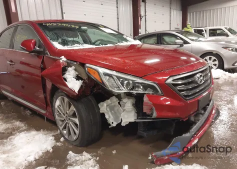 2015 Hyundai Sonata Sport из США, поврежденный, VIN 5NPE34AF4FH233916